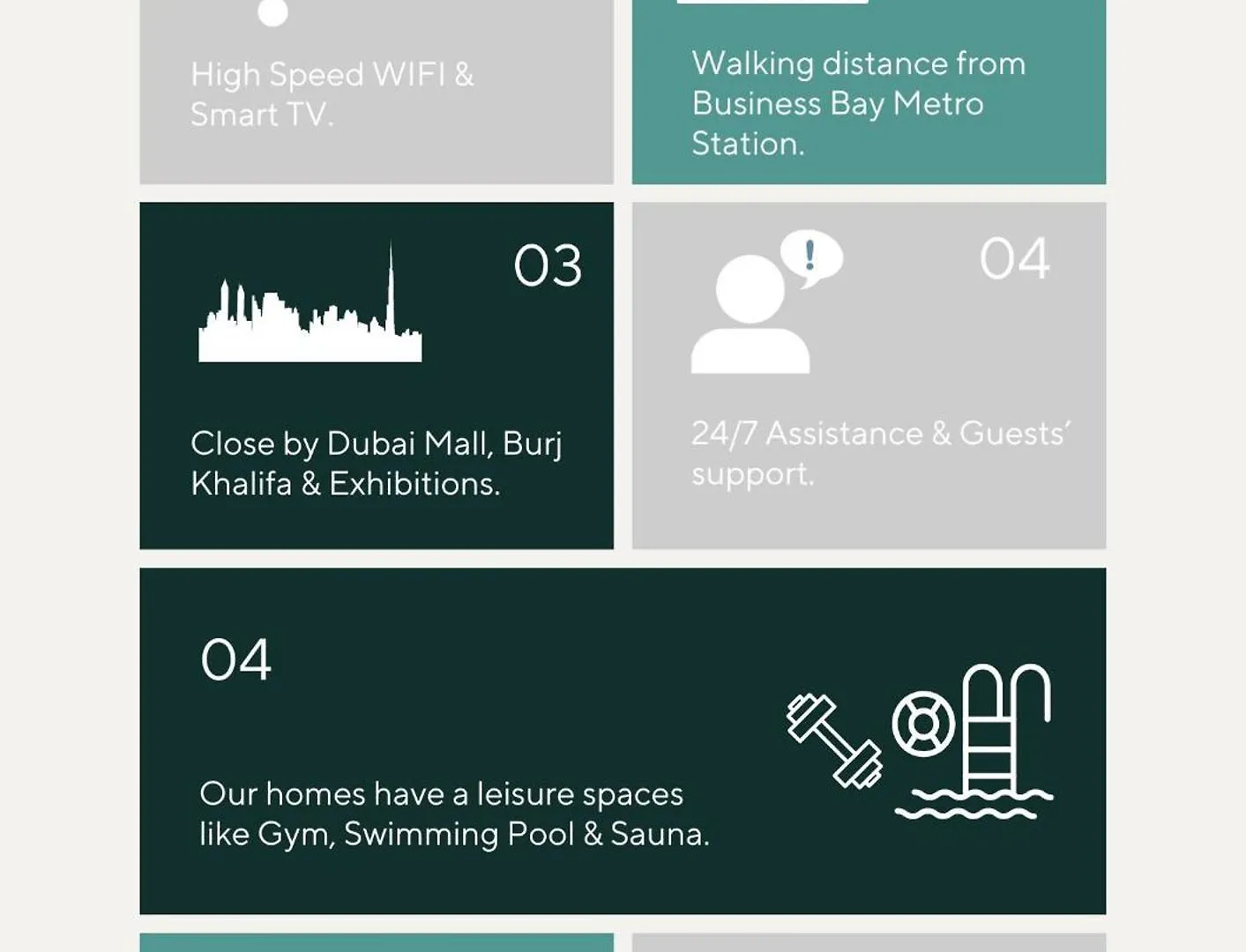 Ahad Residences - Zed Living Dubai Lägenhet